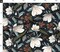 Moody Floral Dark Midnight Jumbo Scale Woodland Ferns Maximalist Custom Printed Fabric by Spoonflower Various Fabrics by the Yard or Fat Quarter